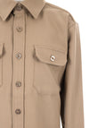 Diesel Boys Ducan Long Sleeve Overshirt, Beige