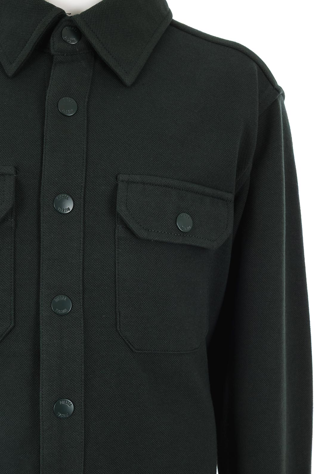 Diesel Boys Porter Long Sleeve Shirt, Green