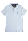 Diesel Boys Fitz Coloured Collar Short Sleeve Polo, Blue