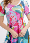 Dolcezza Abstract Print Mini Dress, Multi