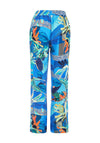 Dolcezza Abstract Print Elasticated Trousers, Blue Multi