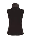 Dolcezza Monochrome Detail Quilted Gilet, Black