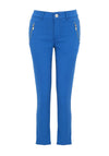 Dolcezza Zip Pocket Slim Leg Jeans, Blue