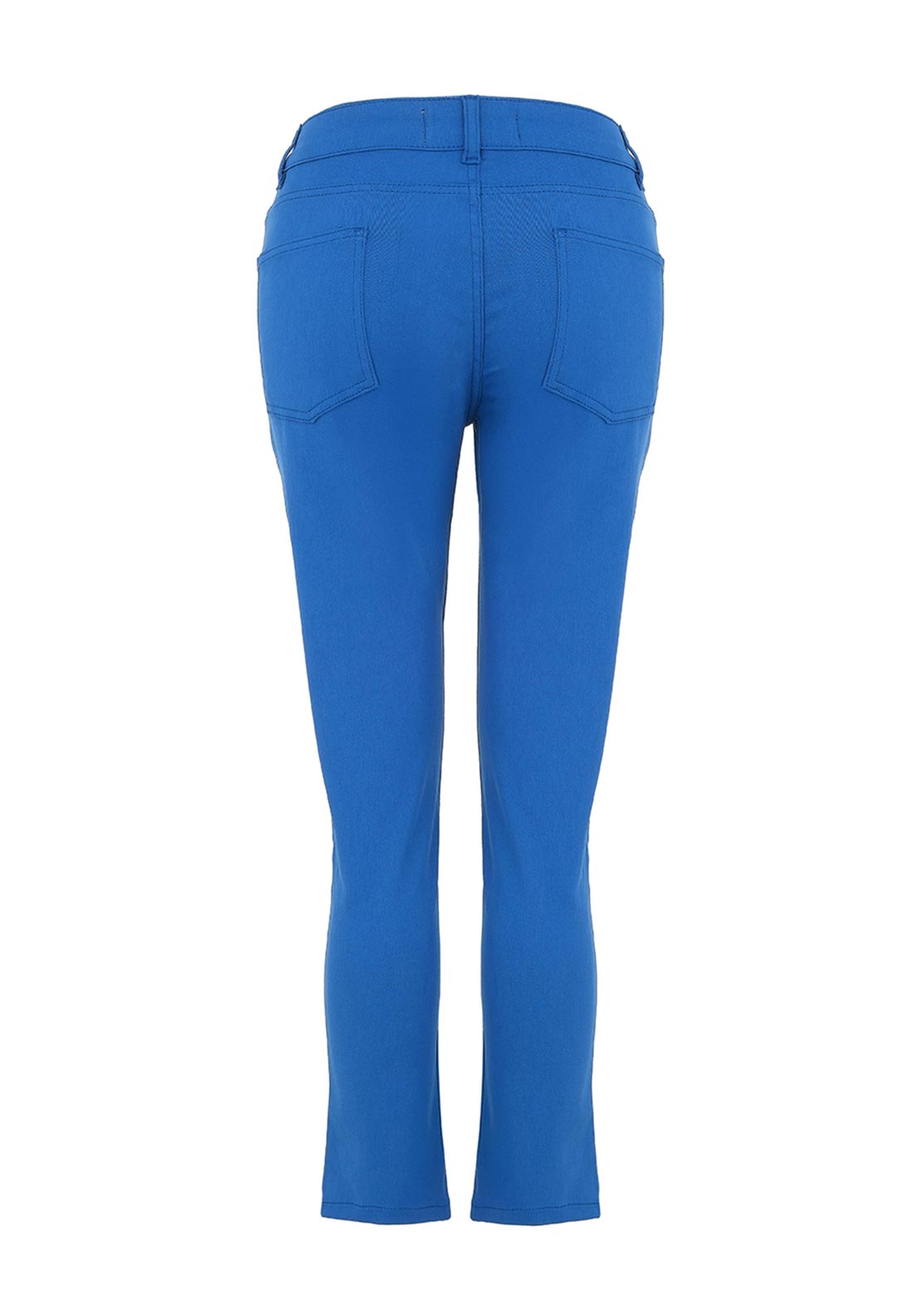 Dolcezza Zip Pocket Slim Leg Jeans, Blue