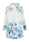 Dolcezza Waterproof Floral Jacket, White Multi