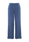 Dolcezza Linen Wide Leg Trousers, Blue