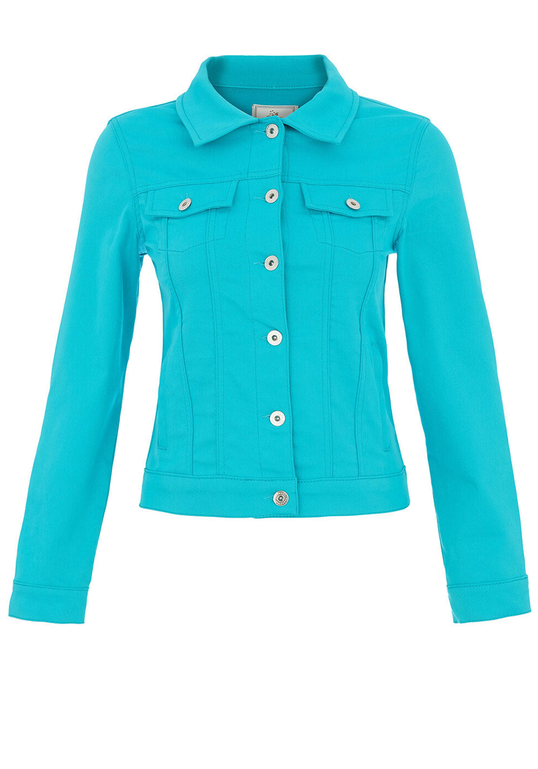 Dolcezza Cotton Denim Style Jacket, Blue