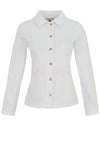 Dolcezza Embroidered Pocket Detail Jacket, White