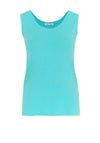 Dolcezza Jersey Sleeveless Vest Top, Blue