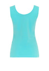 Dolcezza Jersey Sleeveless Vest Top, Blue