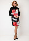 Dolcezza Printed Full Zip Dress, Multi