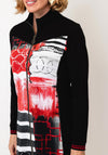 Dolcezza Printed Full Zip Dress, Multi