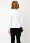 Dolcezza Rhinestone Graphic Shirt, White