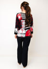 Dolcezza Abstract Geo Print Long Sleeve Top, Multi