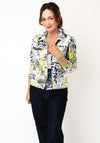Dolcezza Graphic Print Jacket, Green Multi