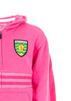 O’Neills Kids Nepal Donegal GAA Half Zip Hoodie, Pink