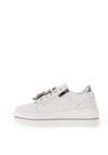Donna Serena Leather Chunky Platform Trainers, White
