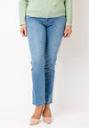 MAC Melanie Straight Leg Jeans, Light Blue