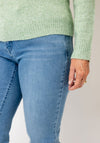 MAC Melanie Straight Leg Jeans, Light Blue
