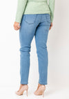 MAC Melanie Straight Leg Jeans, Light Blue