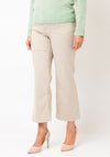 MAC Dream Wide Cropped Jeans, Beige