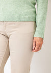 MAC Dream Wide Cropped Jeans, Beige