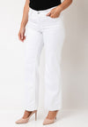 MAC Dream Wonder Light Wide Leg Jeans, White