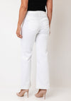 MAC Dream Wonder Light Wide Leg Jeans, White