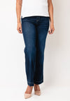MAC Dream Wonder Light Wide Leg Jeans, Medium Blue