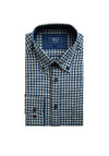 Daniel Grahame Gingham Shirt, Blue & Black