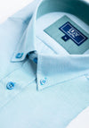 Daniel Grahame Ivano Stripe Short Sleeve Shirt, Green