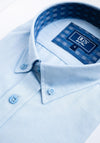 Daniel Grahame Ivano Short Sleeve Shirt, Light Blue