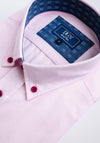 Daniel Grahame Ivano Short Sleeve Shirt, Pink