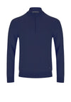Daniel Grahame Quarter Zip Sweater, Blue