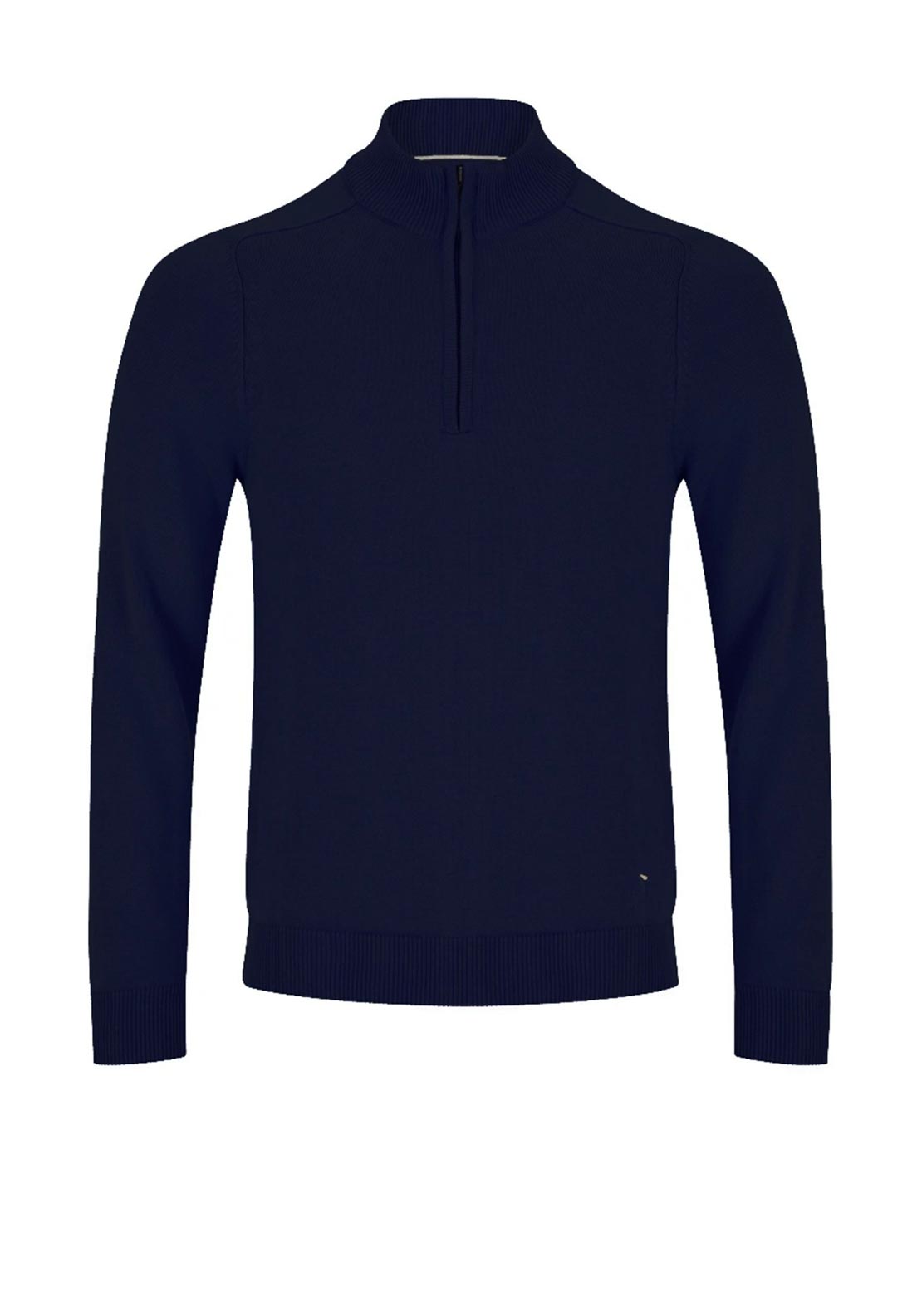 Daniel Grahame Quarter Zip Sweater, Navy