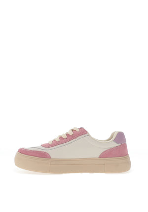 Drilleys Eighty Fleece Lined Platform Trainers, Mystic Lilac
