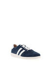 Drilleys Fifty Three Suede Trainers, Navy