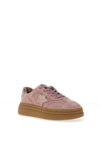 Drilleys Forty Two Star Detail Platform Trainers, Pink