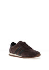 Drilleys Ninety-Nine Laced Suede Trainer, Brown