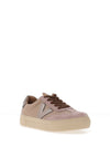 Drilleys Ninety Faux Leather Trainers, Beige