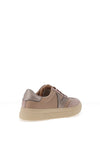 Drilleys Ninety Faux Leather Trainers, Beige