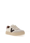 Drilleys Ninety Faux Leather Trainers, Off White