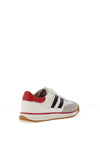 Drilleys Seventy-Three Leather Colour Block Trainers, White & Grey