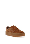 Drilleys Sixty Eight Suede Platform Trainers, Tan