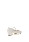 Dubarry Vicky Glitter Communion Shoe, White