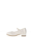 Dubarry Vicky Satin Communion Shoe, White