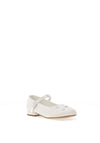Dubarry Girl Violet Satin Communion Shoe, White