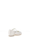 Dubarry Girl Violet Satin Communion Shoe, White