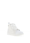 Dubarry Girl Virginia Lace Hi-Top Communion Trainer, White