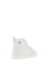 Dubarry Girl Virginia Lace Hi-Top Communion Trainer, White